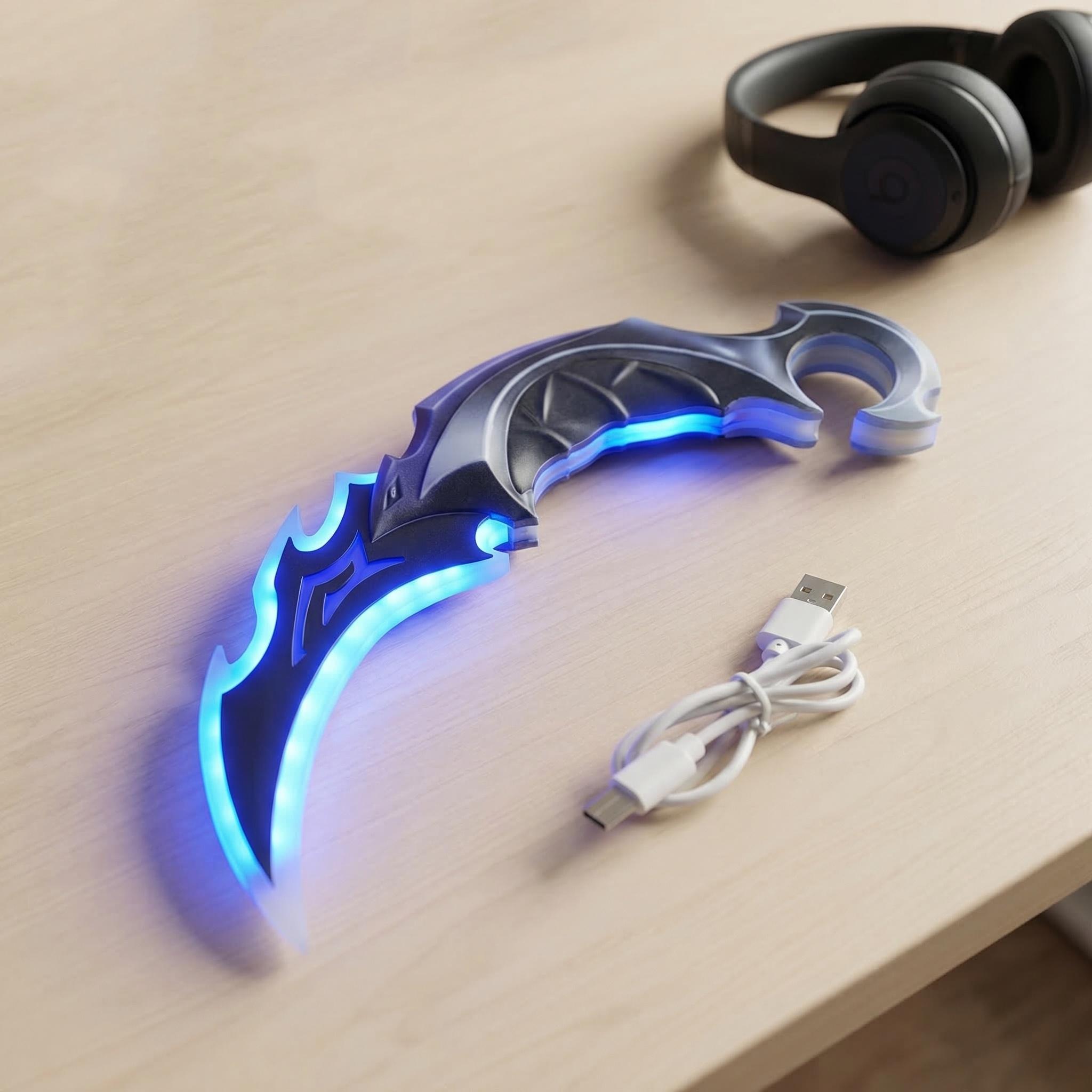 10-inch Glossy Edition Warrior Knife Of Wiracon - Samurai Anime Character Role-playing Ninja Sword With Light Source, Sword And Scabbard A
10-inch Glossy Edition Warrior Knife Of Wiracon - Samurai Anime Character Role-playing Ninja Sword With Light Source, Sword And Scabbard A