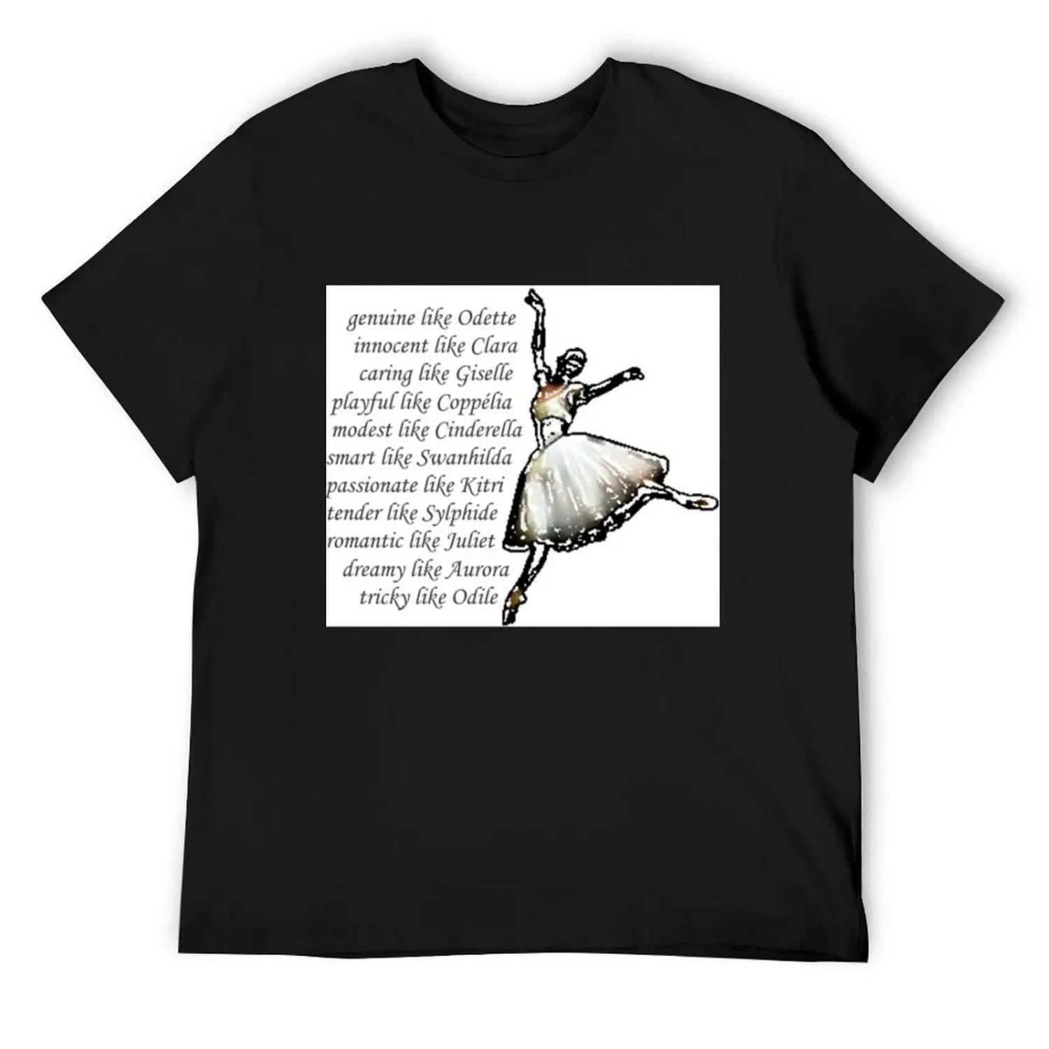 Ballerina with Famous Ballet Roles T-Shirt designer shirts funny gifts designer t shirt men XXXXXL чорний
Ballerina with Famous Ballet Roles T-Shirt designer shirts funny gifts designer t shirt men XXXXXL чорний