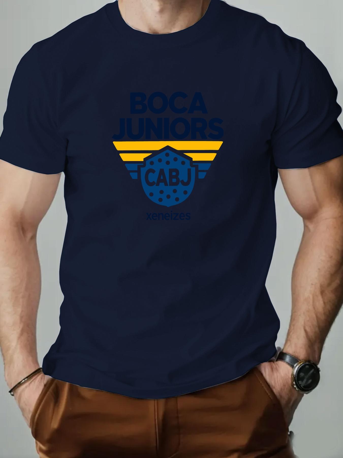 Mens cotton Tshirt Boca Juniors summer round neck shortsleeved graphic breathable fashion casual Tshirt S
Mens cotton Tshirt Boca Juniors summer round neck shortsleeved graphic breathable fashion casual Tshirt S