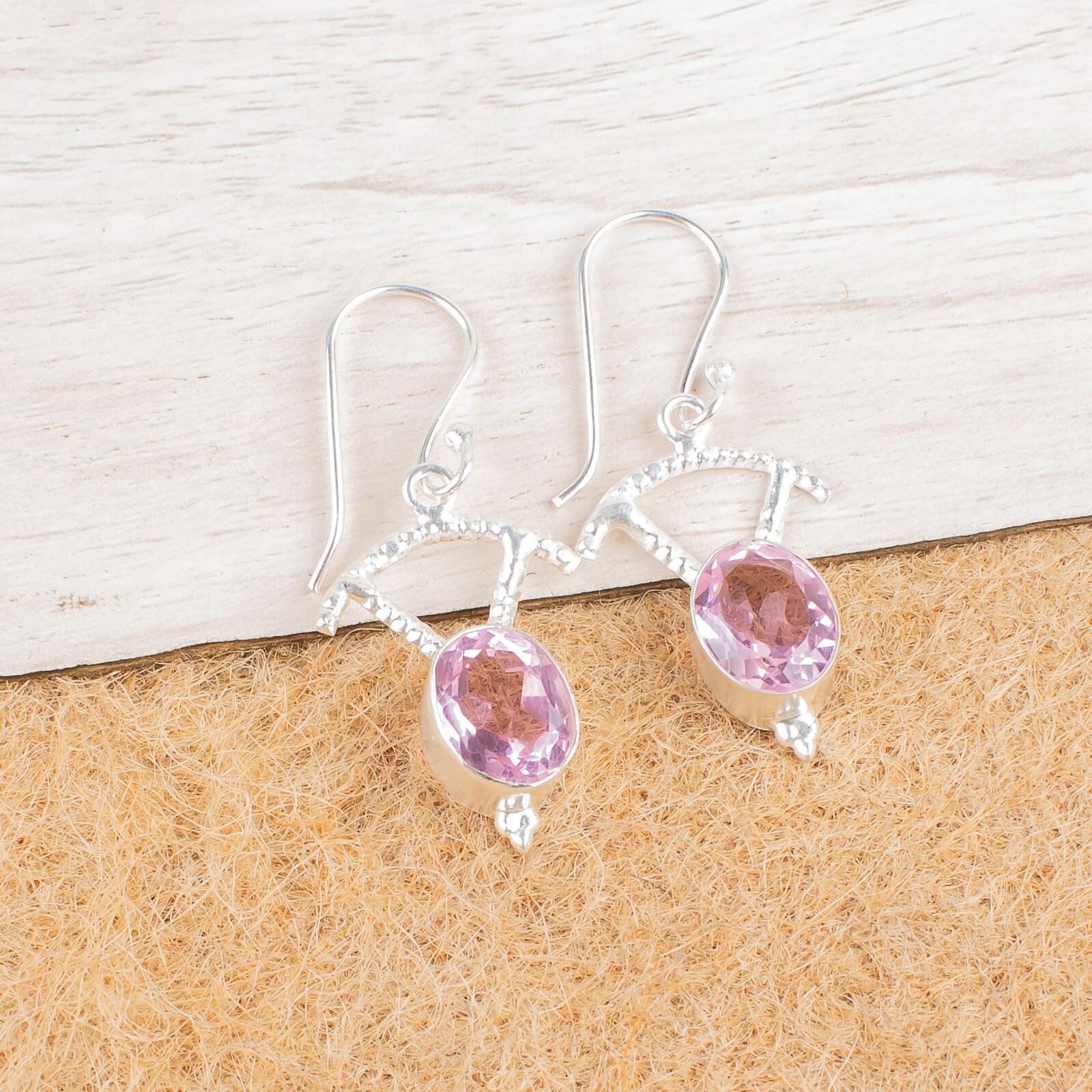 Pink Morganite Gemstone 925 Sterling Silver Jewelry Women s Gift Earrings 1.50 EE-51-11
Pink Morganite Gemstone 925 Sterling Silver Jewelry Women s Gift Earrings 1.50 EE-51-11