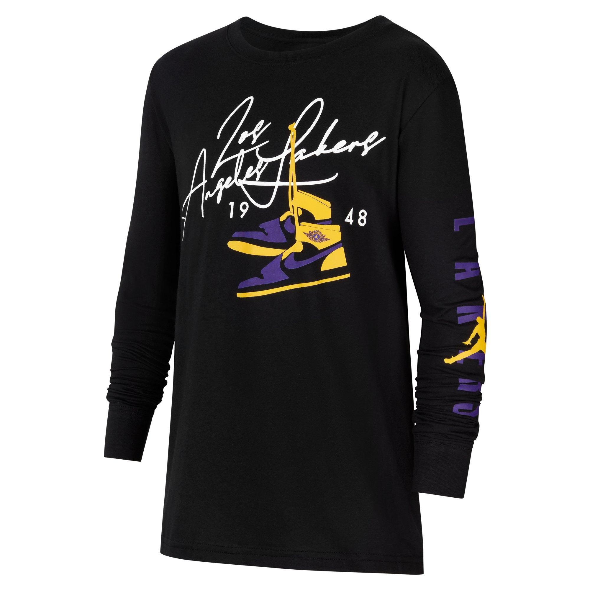 Футболка Jordan Los Angeles Lakers с длинным рукавом и ребристыми манжетами, черная DR0577-010 L
Футболка Jordan Los Angeles Lakers с длинным рукавом и ребристыми манжетами, черная DR0577-010 L
