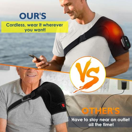 Массажер для плеч Yousheng Shoulder Brace с подогревом, 3 уровня нагрева, сенсорные кнопки, цифровой дисплей, перезаряжаемая наплечная подушка чёрный
Массажер для плеч Yousheng Shoulder Brace с подогревом, 3 уровня нагрева, сенсорные кнопки, цифровой дисплей, перезаряжаемая наплечная подушка чёрный