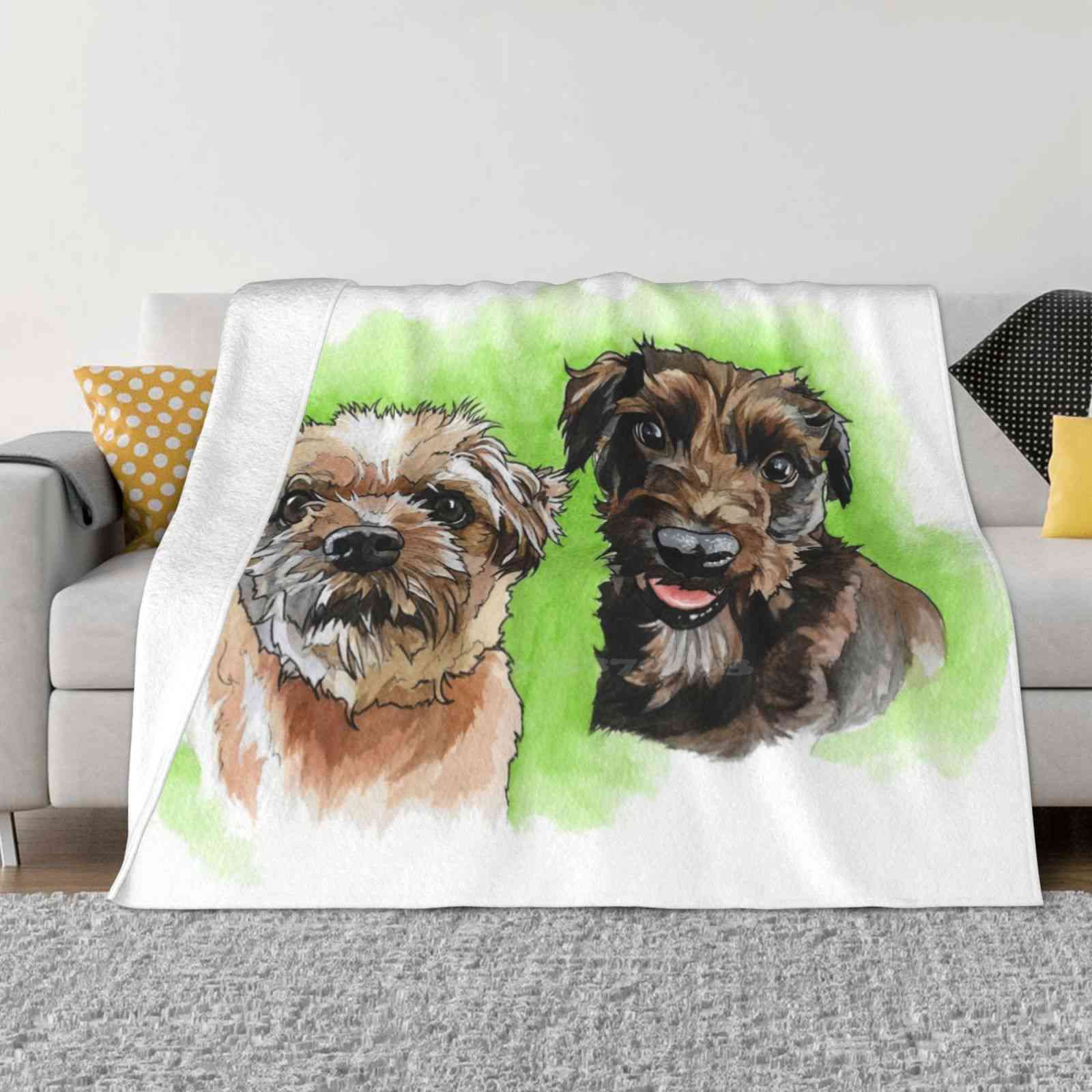 358 Creative Design Comfortable Warm Flannel Blanket Dog Puppy Animal Pet Watercolour Roz Thompson Art 30x40in
358 Creative Design Comfortable Warm Flannel Blanket Dog Puppy Animal Pet Watercolour Roz Thompson Art 30x40in