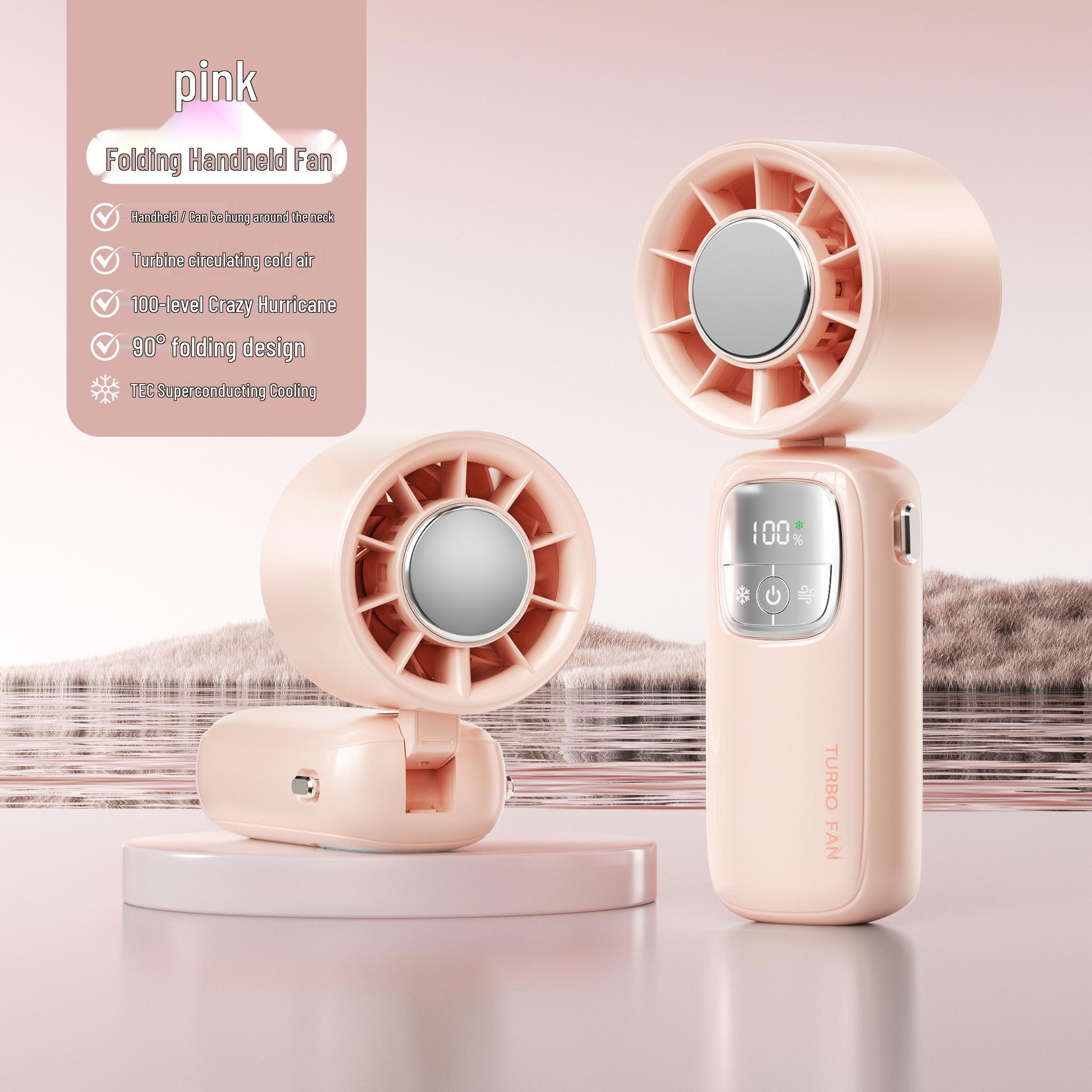 2026 Mini Digital Display Neck-Hanging Turbo Folding Ice Pack Cooling Fan рожевий
2026 Mini Digital Display Neck-Hanging Turbo Folding Ice Pack Cooling Fan рожевий