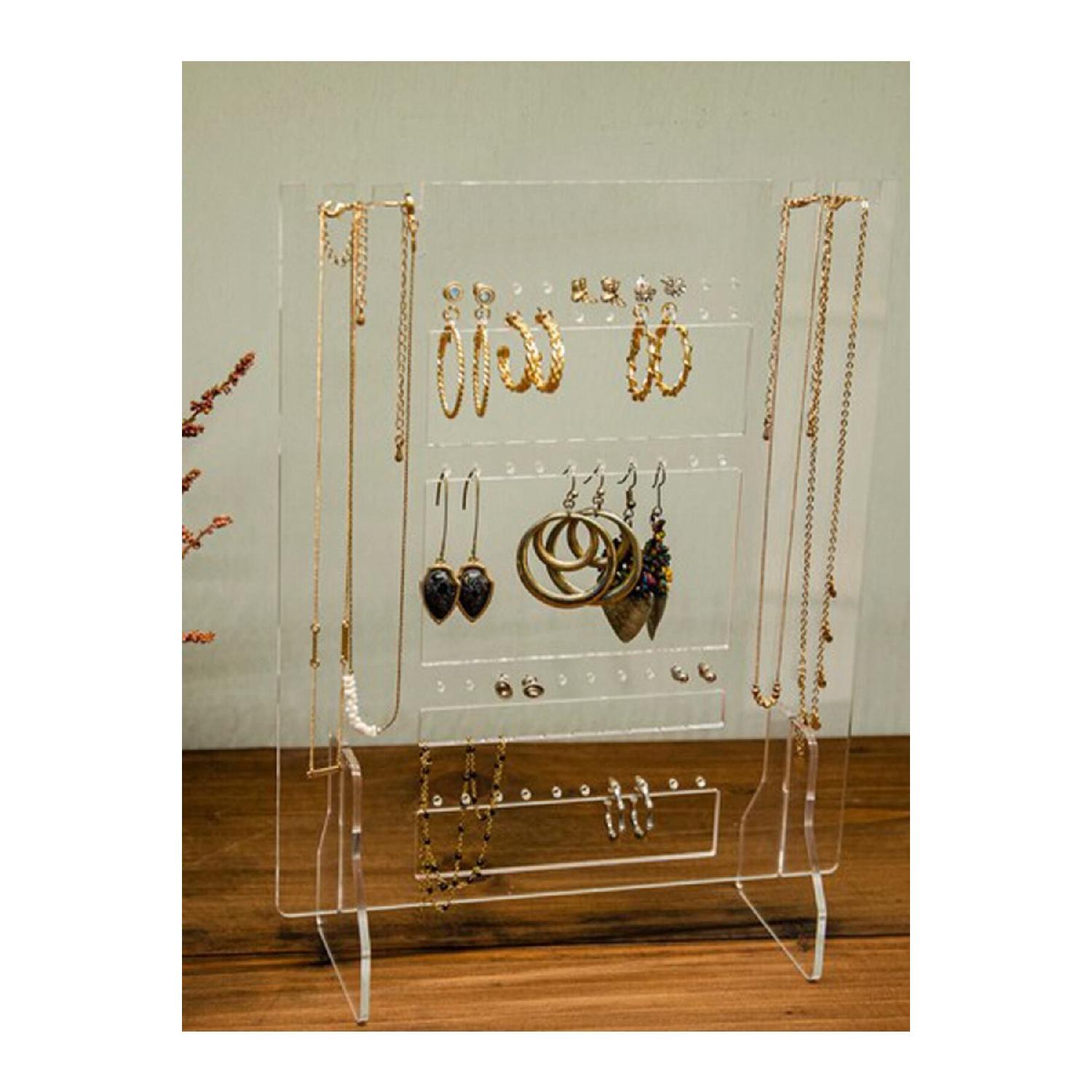 Plexi Necklace Earrings Organizer, Very Stylish Jewelry Stand, Necklace Stand, Display Stand, Carpet Organizer
Plexi Necklace Earrings Organizer, Very Stylish Jewelry Stand, Necklace Stand, Display Stand, Carpet Organizer