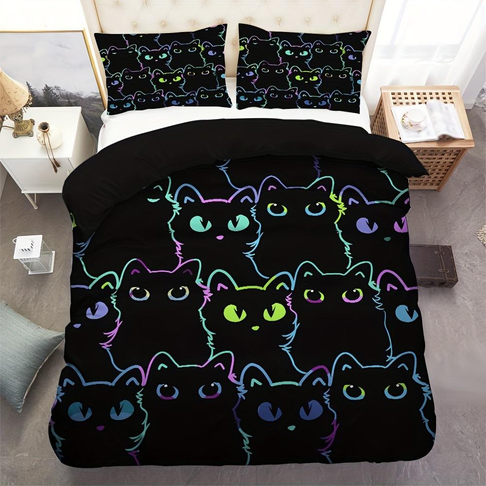 Duvet Cover Set Cartoon Cat 3D Printing Quilt Cover Three-Piece Printing Bed 135 * 200cm 50 * 80cm * 1 two-piece set
Duvet Cover Set Cartoon Cat 3D Printing Quilt Cover Three-Piece Printing Bed 135 * 200cm 50 * 80cm * 1 two-piece set