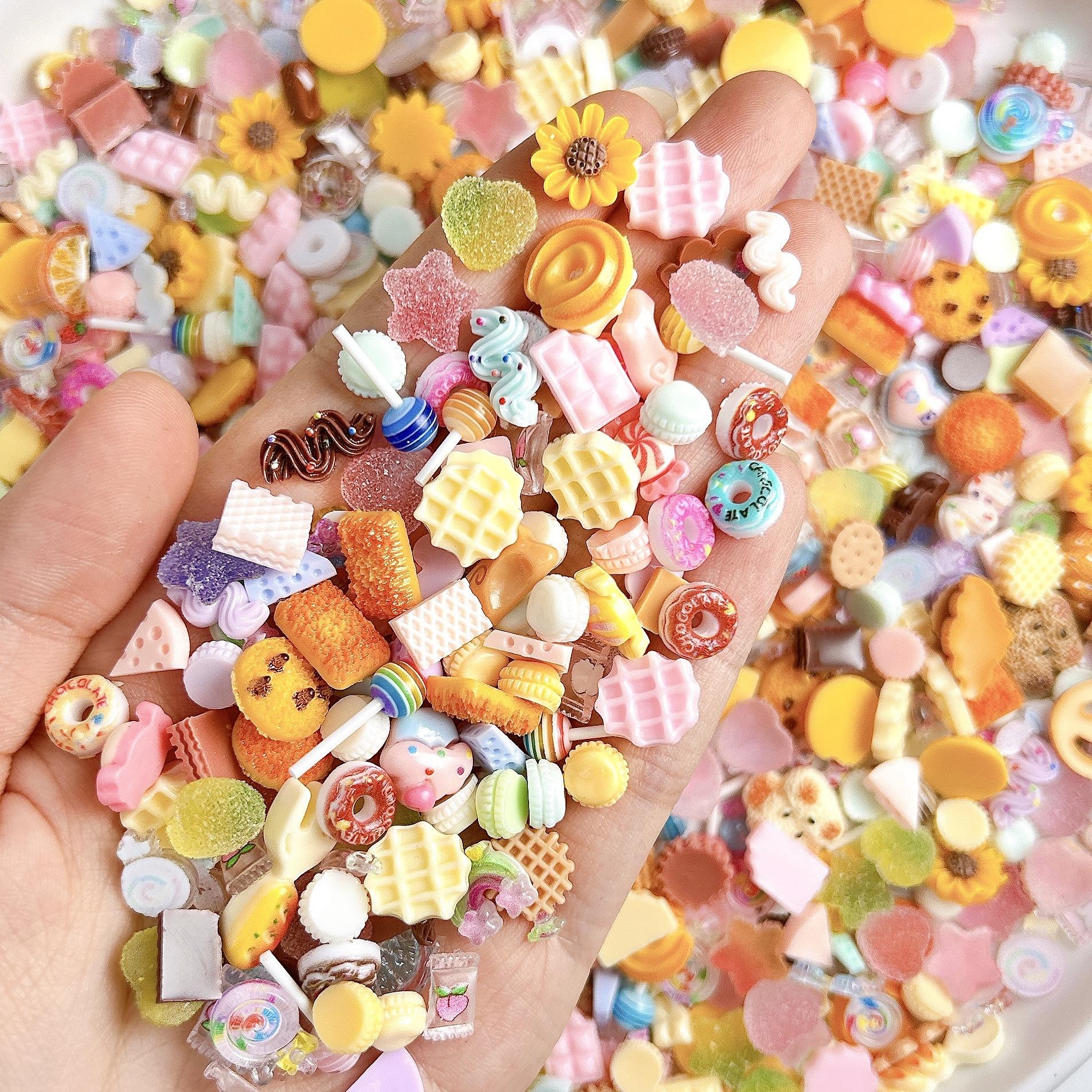 Hot Selling Simulation Mini Food Play Biscuit Lollipop Donut Mixed Resin DIY Accessories Nail Art Decoration Childlike Fun Mixed Style
Hot Selling Simulation Mini Food Play Biscuit Lollipop Donut Mixed Resin DIY Accessories Nail Art Decoration Childlike Fun Mixed Style