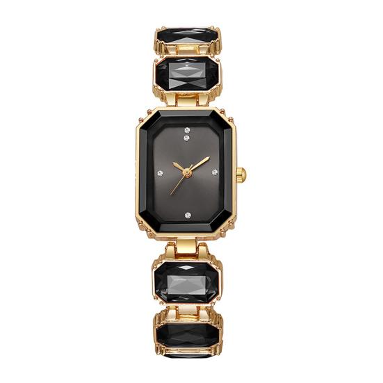 Ladies Bracelet Quartz Sparkling Watch Dial Watch Rhinestone Rectangular Faux Diamond Bracelet чорний
Ladies Bracelet Quartz Sparkling Watch Dial Watch Rhinestone Rectangular Faux Diamond Bracelet чорний