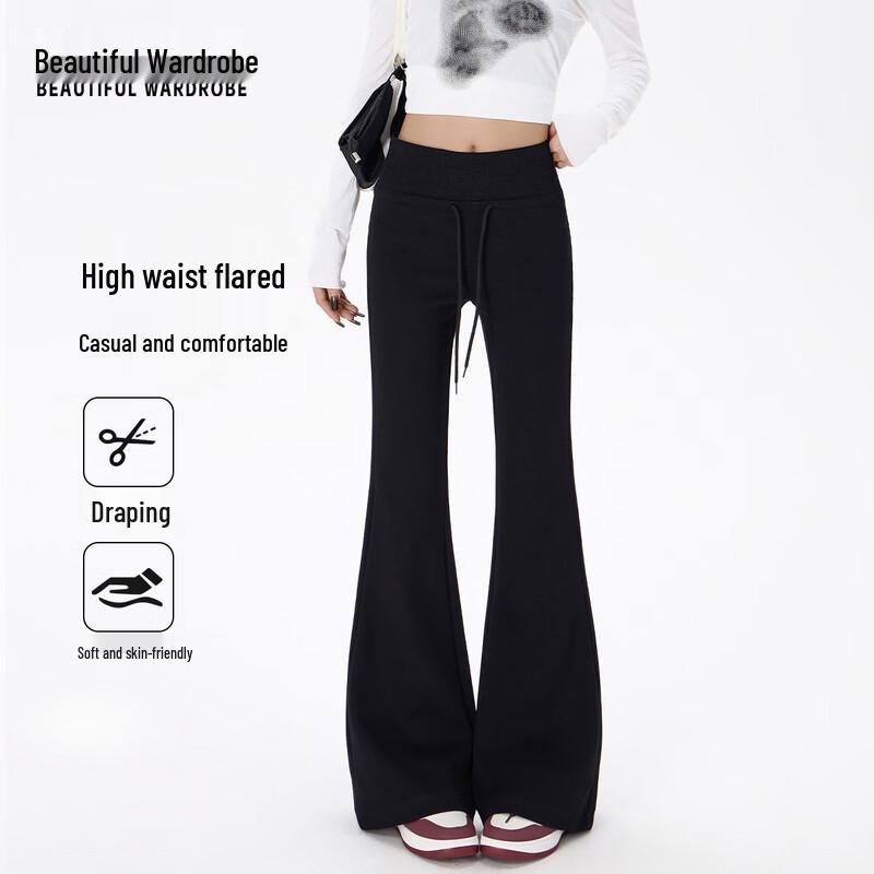 Beautiful Wardrobe Women s High-Waist Flared Drawstring Casual Pants M
Beautiful Wardrobe Women s High-Waist Flared Drawstring Casual Pants M