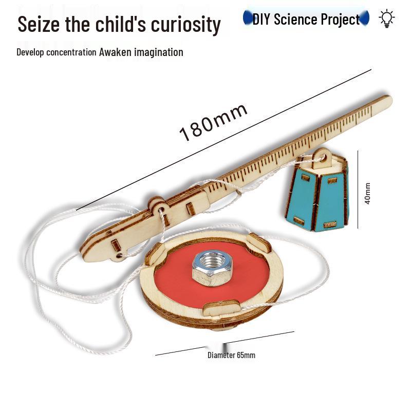 Lever Scale Science DIY Kit for Kids: Wooden Handmade Experiment Toy for Primary Students
Lever Scale Science DIY Kit for Kids: Wooden Handmade Experiment Toy for Primary Students