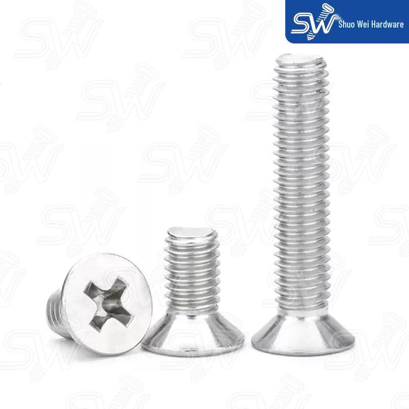 304 Stainless Steel Phillips Countersunk Flat Head Screws GB819 Assortment for Machines and Electronics M2*16
304 Stainless Steel Phillips Countersunk Flat Head Screws GB819 Assortment for Machines and Electronics M2*16