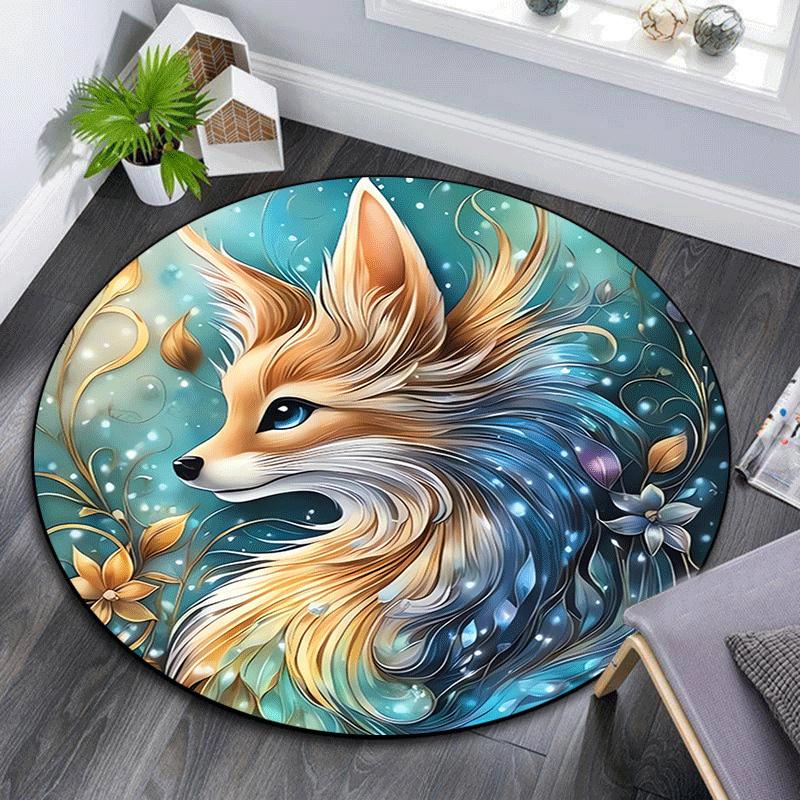 1pc Soft, Absorbent & Non Slip Beautiful fox Round Rug Soft Circle Rug for Living Room & Bedroom Decor, Chair Mats, and Unforgettable Home G 80cm by 80cm
1pc Soft, Absorbent & Non Slip Beautiful fox Round Rug Soft Circle Rug for Living Room & Bedroom Decor, Chair Mats, and Unforgettable Home G 80cm by 80cm