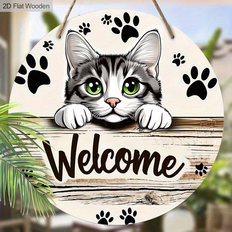 Садовое украшение, деревянные подвесные декоративные таблички, логотип WELCOME , милый узор с котенком, 2D графические изделия, подарки на новоселье для друзей 2D,Style1,1pc
Садовое украшение, деревянные подвесные декоративные таблички, логотип WELCOME , милый узор с котенком, 2D графические изделия, подарки на новоселье для друзей 2D,Style1,1pc