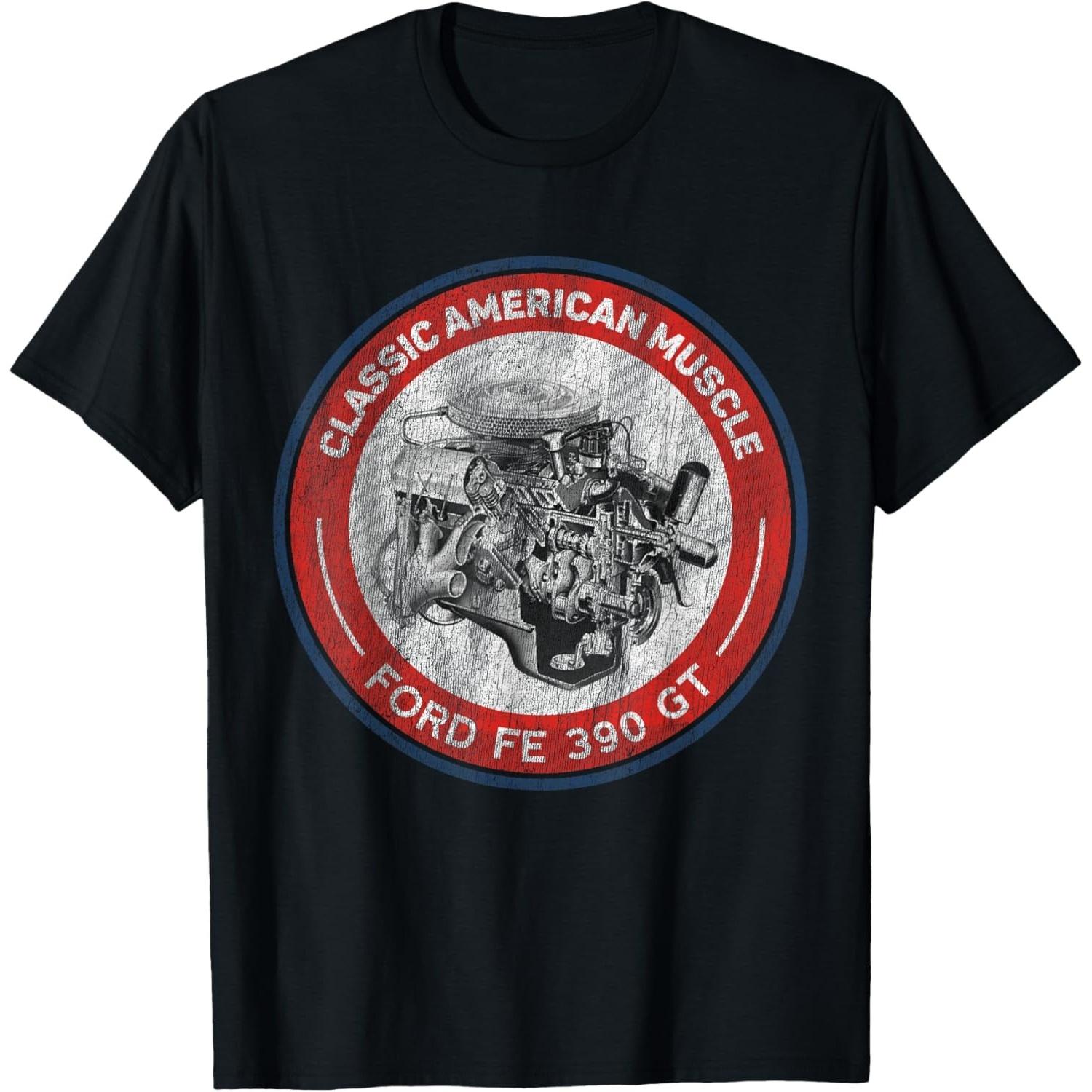 American Muscle Car FE 390 GT V8 Retro Engine Logo Vintage T-Shirt S чёрный
American Muscle Car FE 390 GT V8 Retro Engine Logo Vintage T-Shirt S чёрный