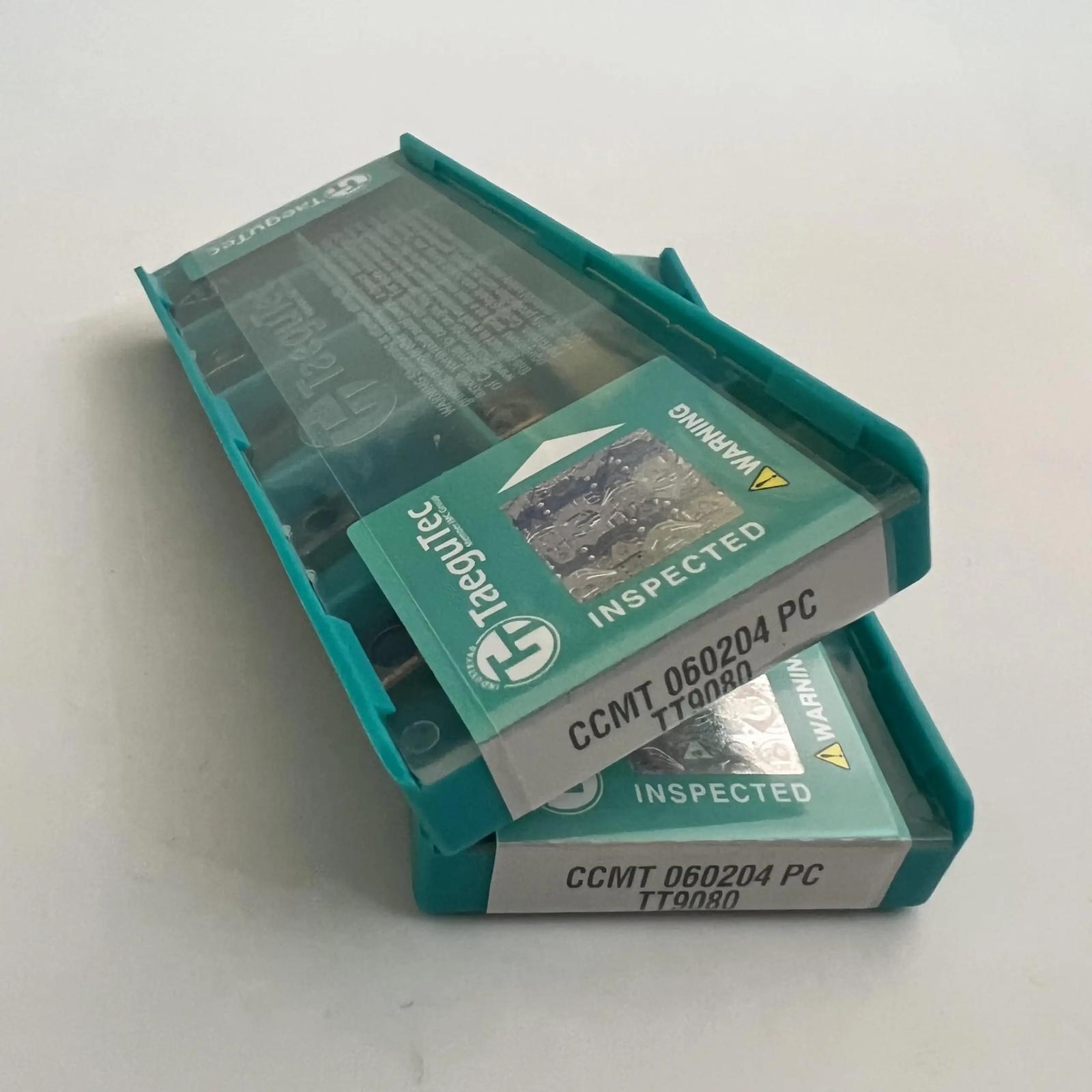 TaeguTec / CCMT060204PC TT9080 / Carbide blade 10 Pcs
TaeguTec / CCMT060204PC TT9080 / Carbide blade 10 Pcs