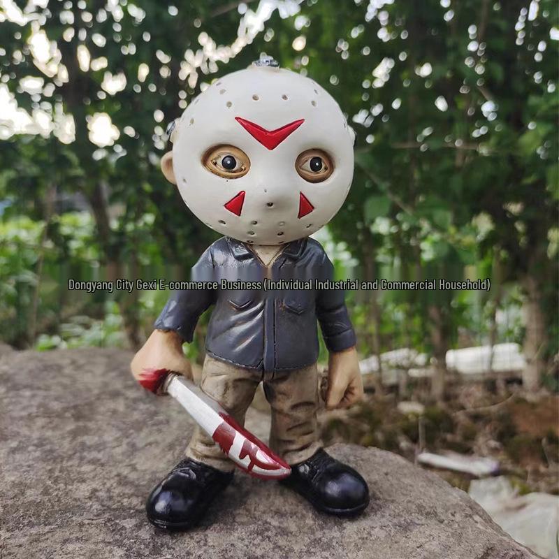 Halloween Jason Figure Desk Decoration: Cartoon Ornament, Resin Craft Gift
Halloween Jason Figure Desk Decoration: Cartoon Ornament, Resin Craft Gift