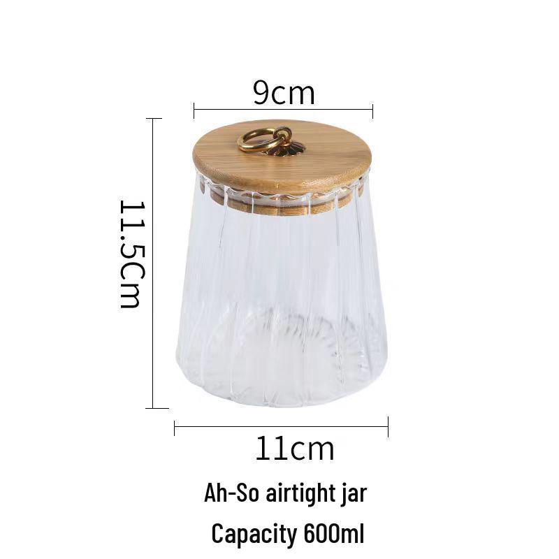 Transparent Japanese Minimalist Glass Storage Jar with Lid - Leakproof & Moistureproof, Perfect for Tea, Utensils, or Candy.
Transparent Japanese Minimalist Glass Storage Jar with Lid - Leakproof & Moistureproof, Perfect for Tea, Utensils, or Candy.