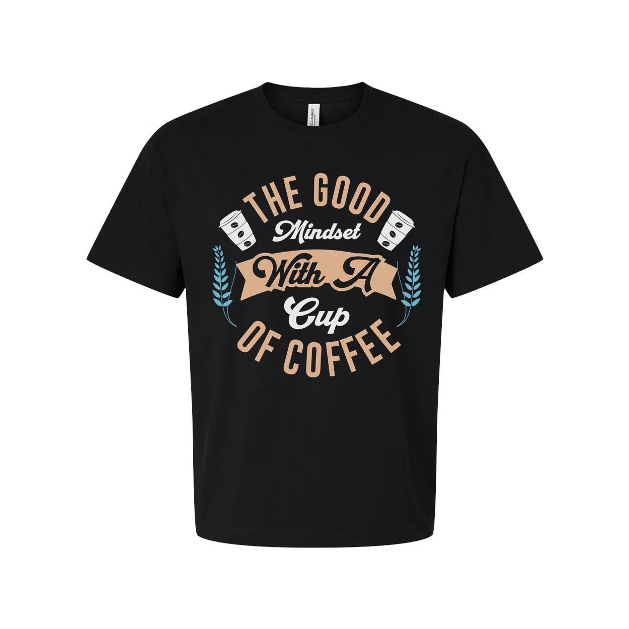 The Good Mindset With A Cup Of Coffee Graphic Tee For Coffee Lovers Unisex Shirt 4XL
The Good Mindset With A Cup Of Coffee Graphic Tee For Coffee Lovers Unisex Shirt 4XL