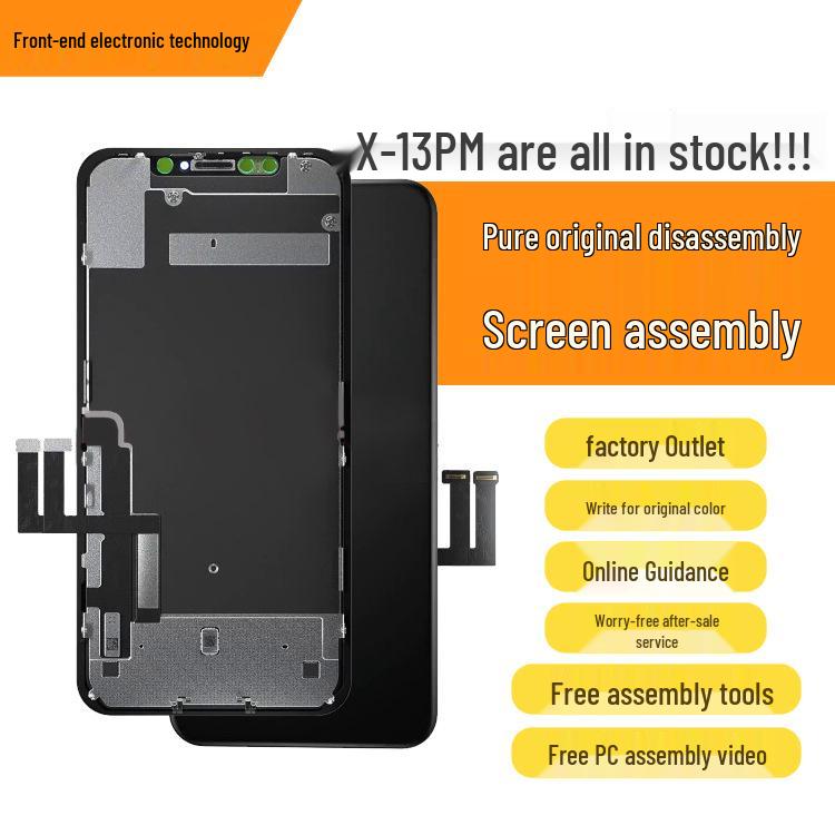 Совместимо с Apple X/iPhone X/XS Max/XR/11 Pro Max/12 Mini Сборка и разборка экрана. Original Disassembled 11
Совместимо с Apple X/iPhone X/XS Max/XR/11 Pro Max/12 Mini Сборка и разборка экрана. Original Disassembled 11