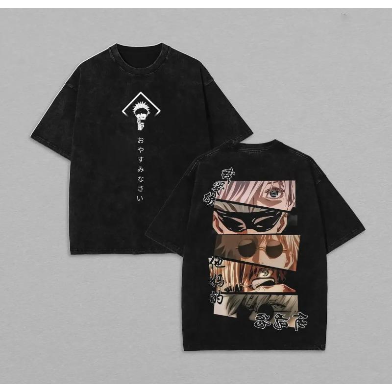Anime Jujutsu Kaisen T-shirt Gojo Satoru Vintage Washed Oversized T Shirt Men Clothing Summer Short Sleeve Pure Cotton Tees Tops S чёрный
Anime Jujutsu Kaisen T-shirt Gojo Satoru Vintage Washed Oversized T Shirt Men Clothing Summer Short Sleeve Pure Cotton Tees Tops S чёрный