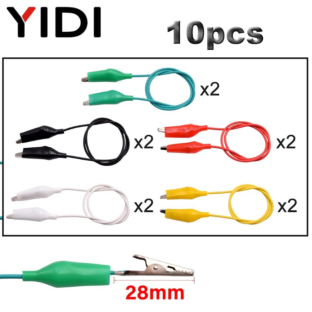 10pcs 50cm Colored Crocodile Clip 28 35 45mm Electrical Wire Test Lead Double Ended Alligator Clip DIY Power Supply Cable Jumper
10pcs 50cm Colored Crocodile Clip 28 35 45mm Electrical Wire Test Lead Double Ended Alligator Clip DIY Power Supply Cable Jumper