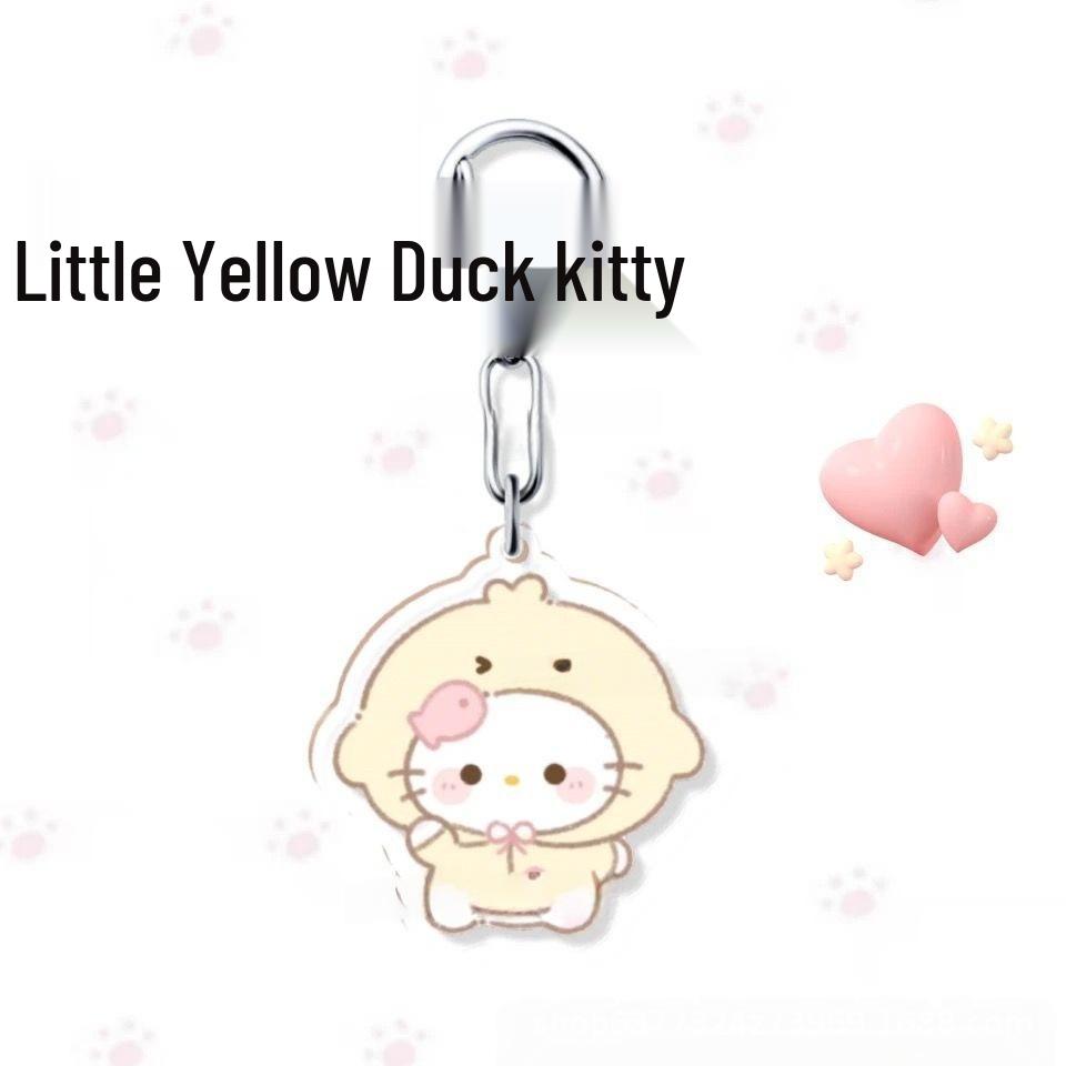 Kitty & Yellow Duck Cute Cartoon Keychain Pendant - Bestie Couple Gift
Kitty & Yellow Duck Cute Cartoon Keychain Pendant - Bestie Couple Gift