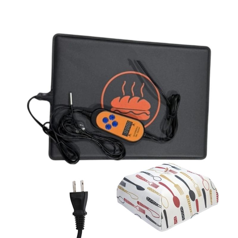 110V Fermentation Heating Pad Bread Proofer Starter Warmer Set with 41~122°F Adjustable For Bakeries And Home Kitchens
110V Fermentation Heating Pad Bread Proofer Starter Warmer Set with 41~122°F Adjustable For Bakeries And Home Kitchens