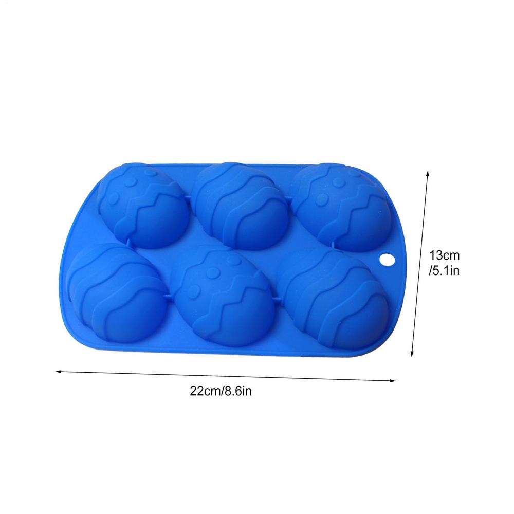 Egg Shaped Silicone Mold 6-Cavity Non-stick Epoxy Casting Mould 3D Easter Egg Chocolate Molds for Candy Cake DIY Jelly Baking синій
Egg Shaped Silicone Mold 6-Cavity Non-stick Epoxy Casting Mould 3D Easter Egg Chocolate Molds for Candy Cake DIY Jelly Baking синій