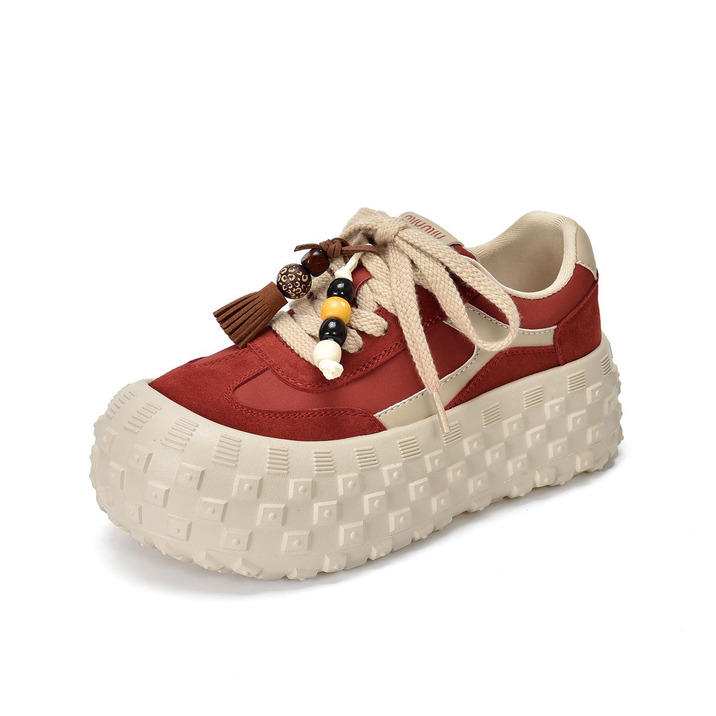 Johnature Genuine Leather Casual Lace Up Shoes Lightweight Thick Soled Height Increasing Women s Platform Shoes 35
Johnature Genuine Leather Casual Lace Up Shoes Lightweight Thick Soled Height Increasing Women s Platform Shoes 35