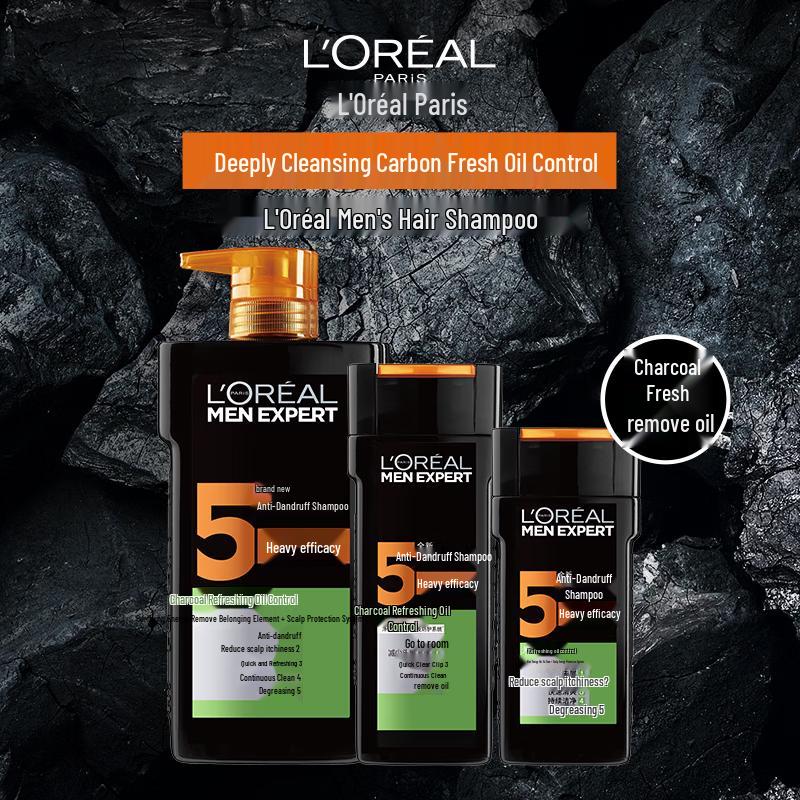 L Oréal Men s Anti-Dandruff Shampoo (Charcoal Oil Control)
L Oréal Men s Anti-Dandruff Shampoo (Charcoal Oil Control)