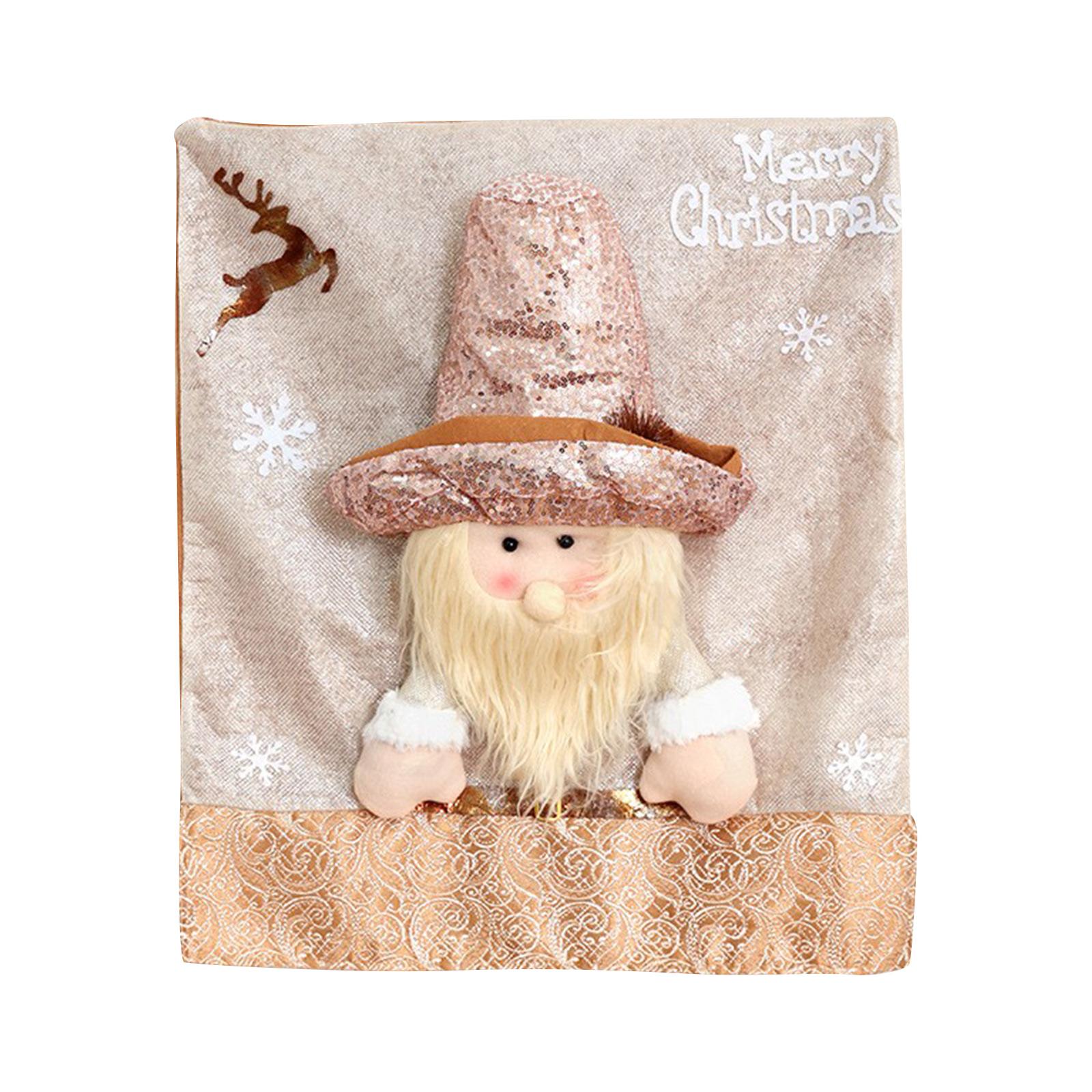 Рождественские чехлы на спинки стульев Чехлы на стулья с гномами Рождественские чехлы на обеденные стулья Для декора дома, кухни, столовой One Size
Рождественские чехлы на спинки стульев Чехлы на стулья с гномами Рождественские чехлы на обеденные стулья Для декора дома, кухни, столовой One Size