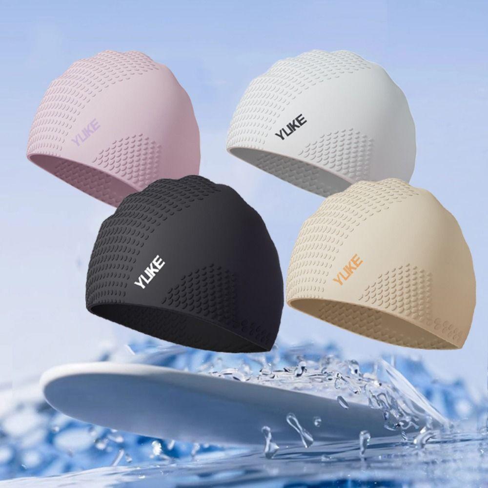 Solid Color Silicone Swimming Cap Elastic Printed Swimming Cap Swimming Hat Women чорний
Solid Color Silicone Swimming Cap Elastic Printed Swimming Cap Swimming Hat Women чорний