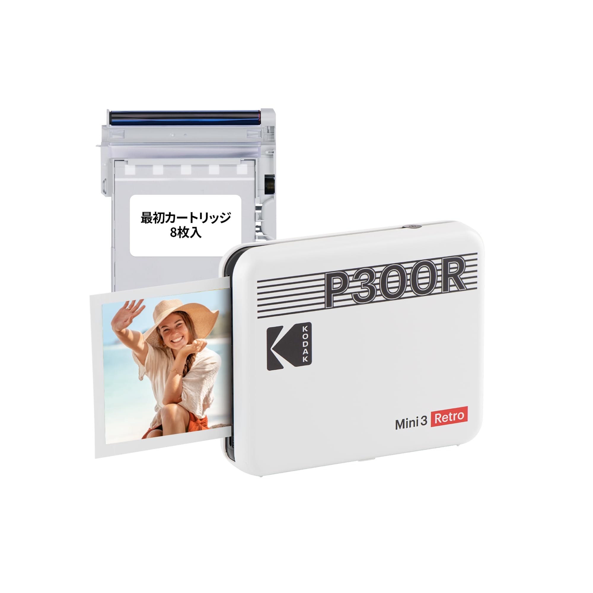 Портативний фотопринтер Kodak KODAK Mini 3 Retro 4PASS 8 білий (7,6 см х 7,6 см) + принтери, білий
Портативний фотопринтер Kodak KODAK Mini 3 Retro 4PASS 8 білий (7,6 см х 7,6 см) + принтери, білий