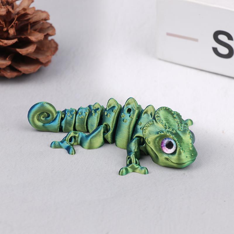 3D Printing Chameleon Figures Multi-joint Movable Simulation Animal For Home Decor Accessories Kids Gift
3D Printing Chameleon Figures Multi-joint Movable Simulation Animal For Home Decor Accessories Kids Gift