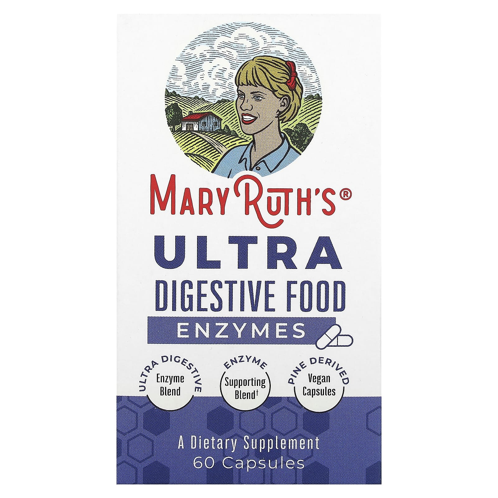 MaryRuth s, Ultra Digestive Food Enzymes, 60 Capsules
MaryRuth s, Ultra Digestive Food Enzymes, 60 Capsules