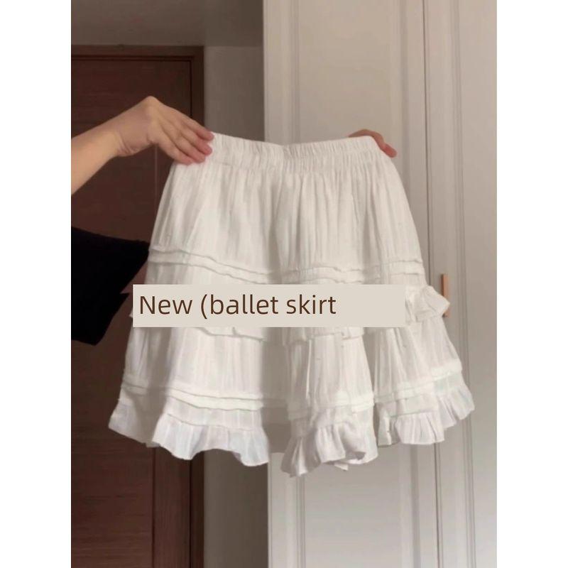 Ballet Style Female Summer High Waist Sweet A- line Pettiskirt White XL recommended 57.50 kg-65.00 kg
Ballet Style Female Summer High Waist Sweet A- line Pettiskirt White XL recommended 57.50 kg-65.00 kg