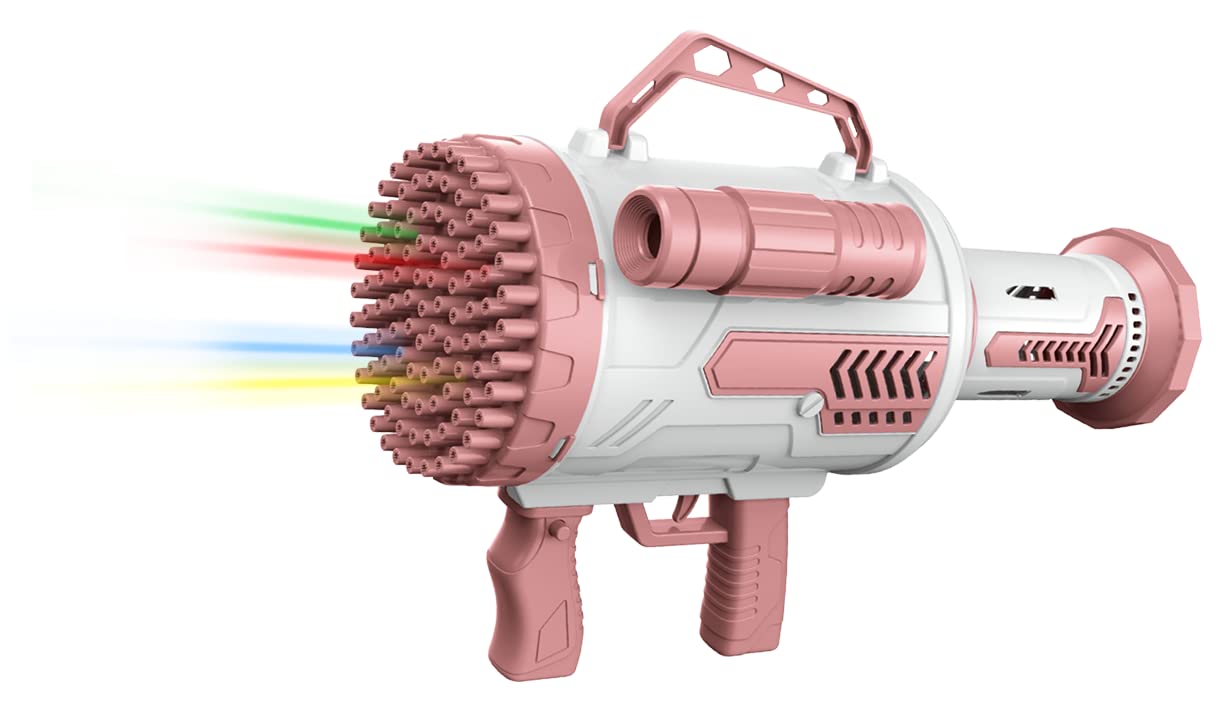 Bubble Bubble Bubble Machine with USB Bubble Solution Included Z-CRAFT 100-Hole Gun, Shooter, Light, Rechargeable,
Bubble Bubble Bubble Machine with USB Bubble Solution Included Z-CRAFT 100-Hole Gun, Shooter, Light, Rechargeable,