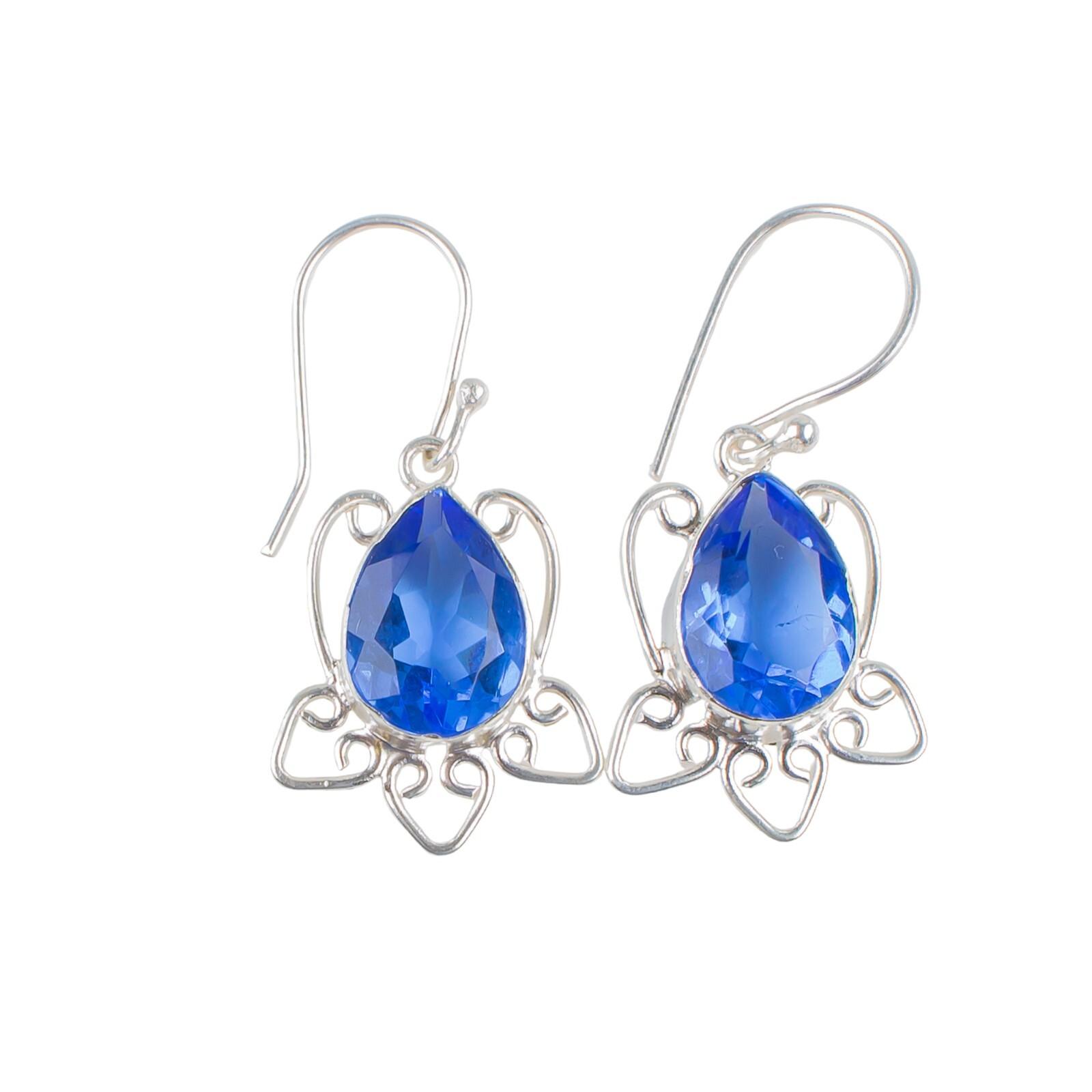 Natural Tanzanite Gemstone 925 Sterling Silver Pretty Jewelry Earrings For Gift EE-40-6
Natural Tanzanite Gemstone 925 Sterling Silver Pretty Jewelry Earrings For Gift EE-40-6