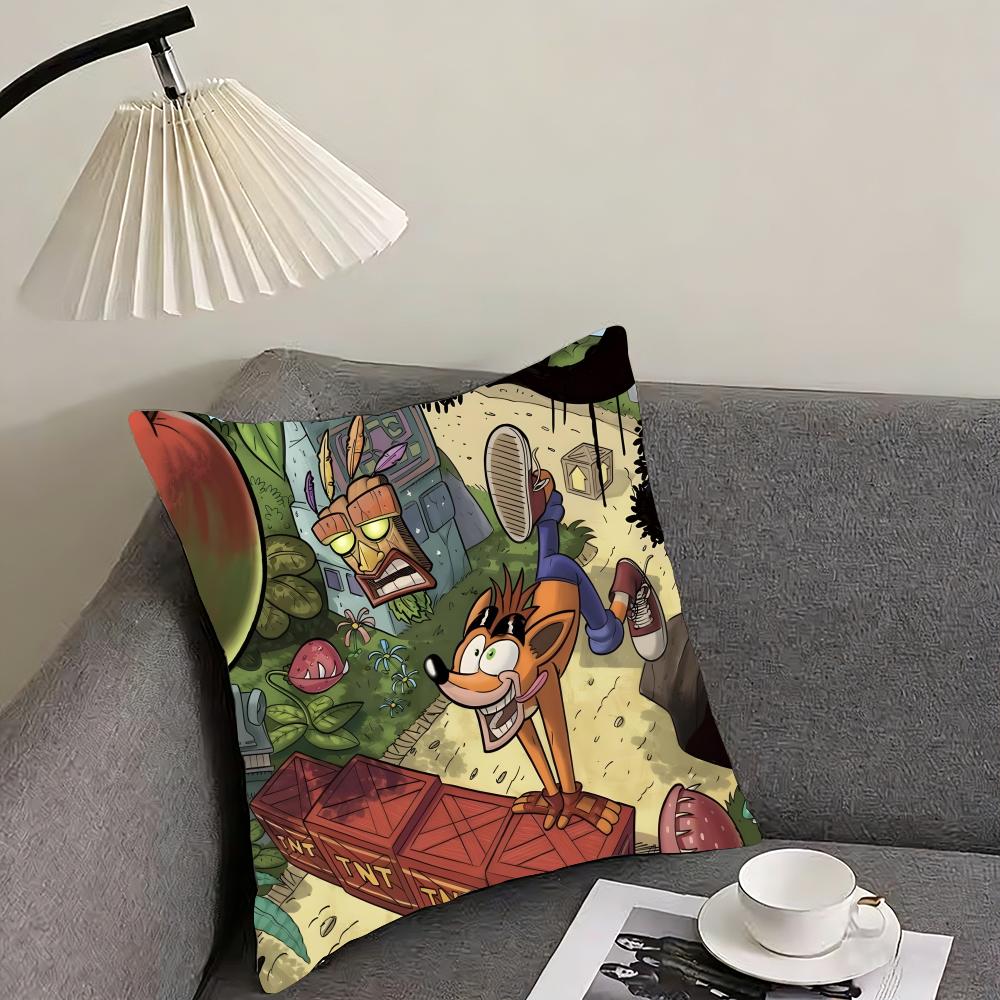 CCrash BandicootT Cartoon Cushion Cover Pillowcase Ultra Soft Skin Friendly Fabric Cloud Like Comfort Concealed Zipper 30x30cm
CCrash BandicootT Cartoon Cushion Cover Pillowcase Ultra Soft Skin Friendly Fabric Cloud Like Comfort Concealed Zipper 30x30cm
