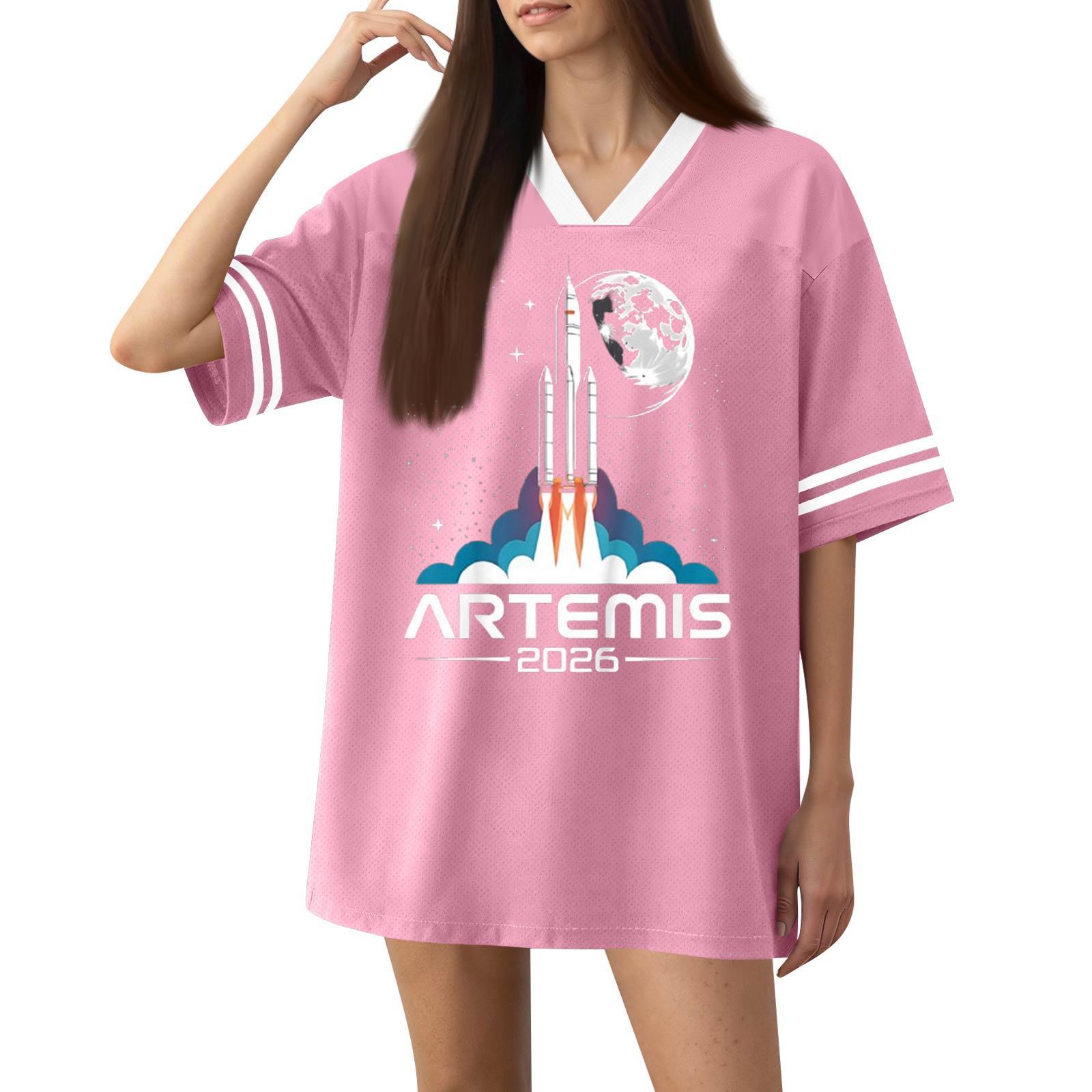 Women s V Neck Short Sleeve Sports Jersey T Shirt Loose Fit Graphic Print Casual Athletic Top Breathable Lightweight Fabric M розовый
Women s V Neck Short Sleeve Sports Jersey T Shirt Loose Fit Graphic Print Casual Athletic Top Breathable Lightweight Fabric M розовый