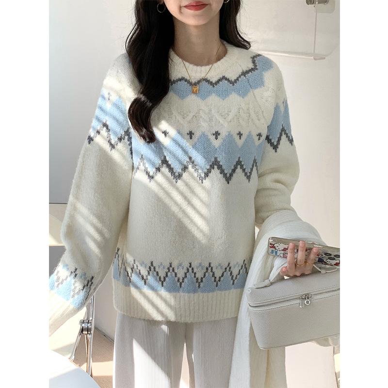 White sweater knitted sweater women s clothing lazy loose autumn and winter thin new crew neck warm sweater 2XL білий
White sweater knitted sweater women s clothing lazy loose autumn and winter thin new crew neck warm sweater 2XL білий
