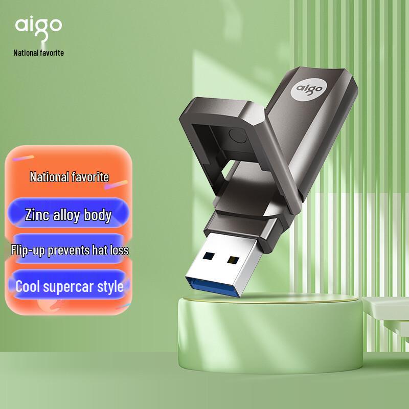 aigo U391 128GB USB 3.1 Portable SSD Flash Drive
aigo U391 128GB USB 3.1 Portable SSD Flash Drive