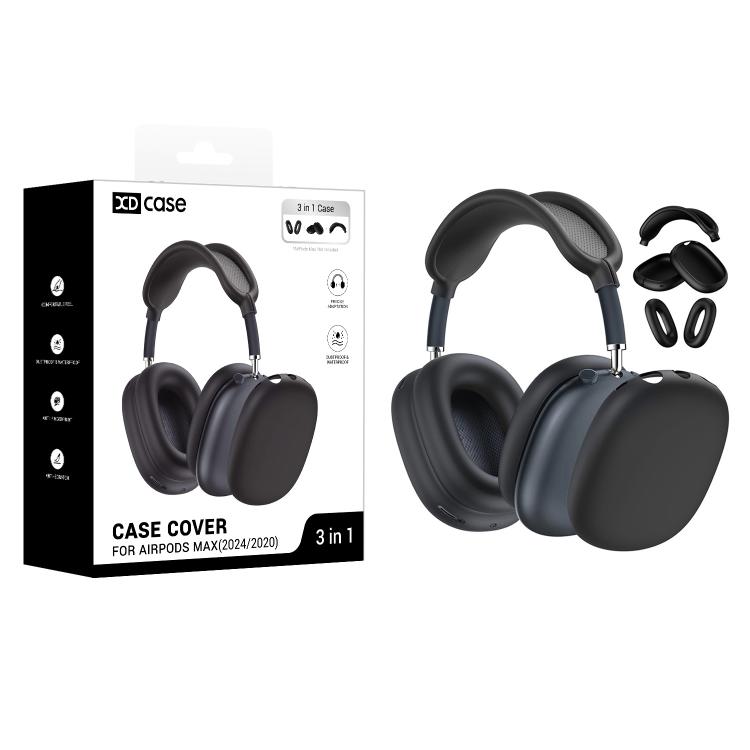 XDcase 3 in 1 Silicone Headset Protective Case For Apple AirPods Max / Max 2 чорний
XDcase 3 in 1 Silicone Headset Protective Case For Apple AirPods Max / Max 2 чорний