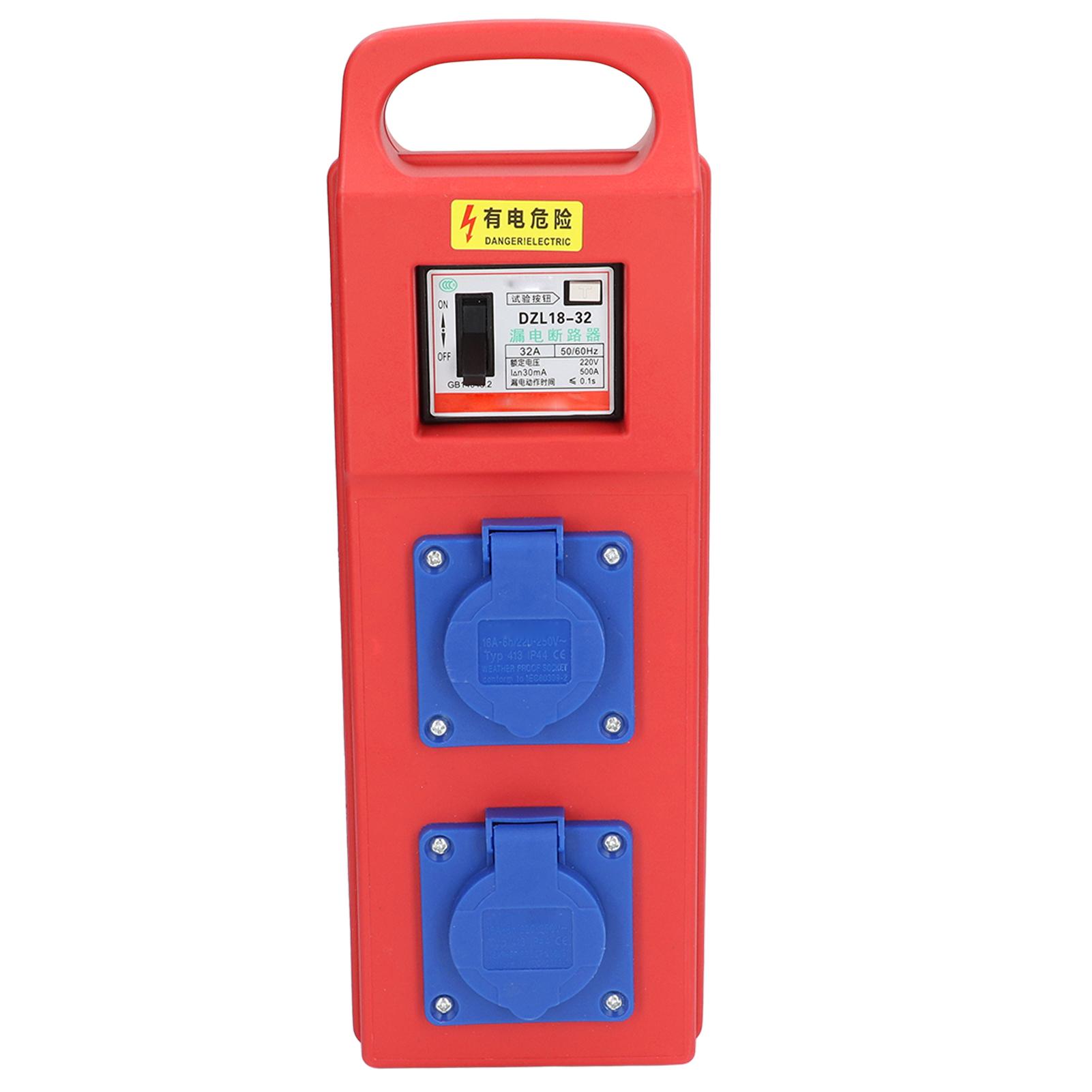2 Position 3 Hole Industrial Outlet Portable Distribution Box Electrical Power Outlet 220250VAC
2 Position 3 Hole Industrial Outlet Portable Distribution Box Electrical Power Outlet 220250VAC