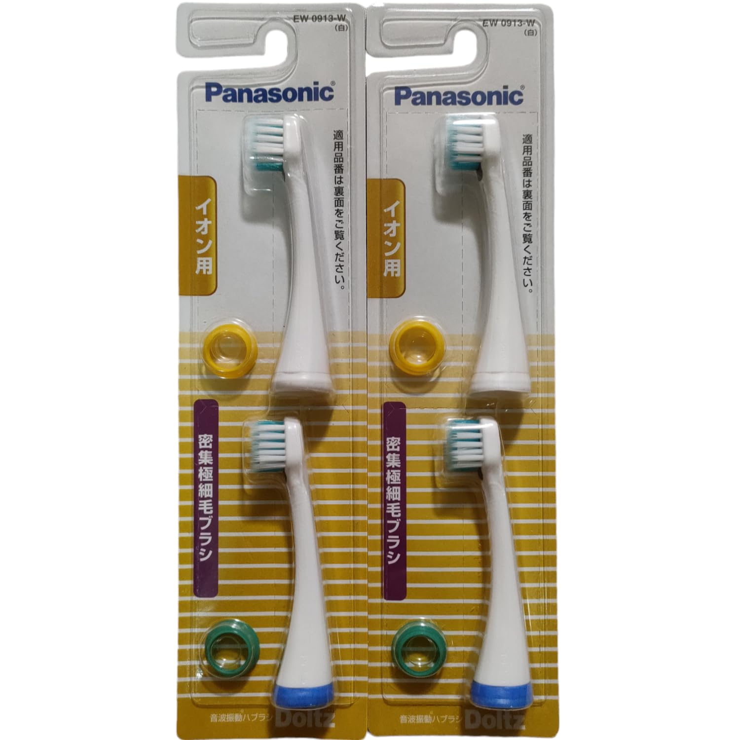 Сменная зубная щетка Panasonic Sonic Vibration Dense Extra Fine Bristle, 2 шт. x 2, набор из 4 белых щеток, зубная щетка, ионизация, EW0913-W, белая, (EW0913-W,
Сменная зубная щетка Panasonic Sonic Vibration Dense Extra Fine Bristle, 2 шт. x 2, набор из 4 белых щеток, зубная щетка, ионизация, EW0913-W, белая, (EW0913-W,