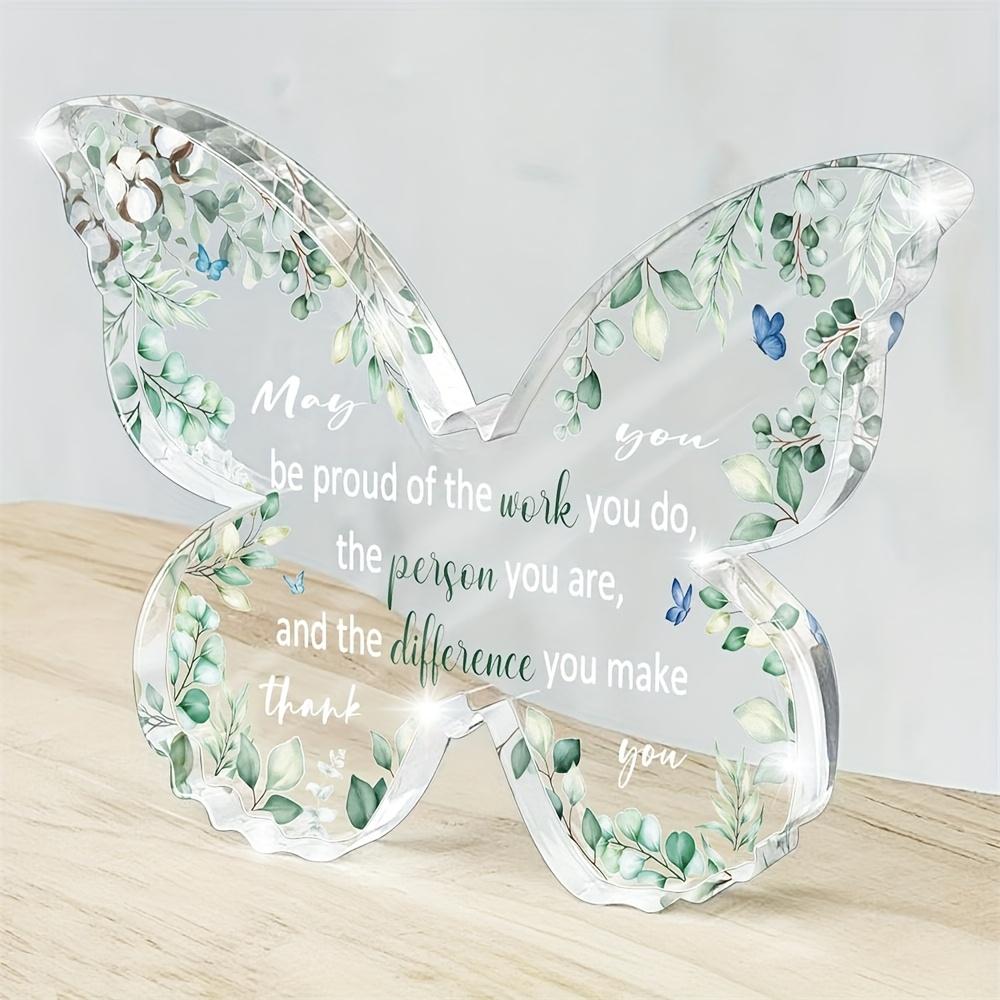 2D Flat Acrylic Butterfly Decoration, Indoor and Outdoor Decoration - No Battery/electricity Required, Free Day Decoration, Shop Decoration 10*7cm
2D Flat Acrylic Butterfly Decoration, Indoor and Outdoor Decoration - No Battery/electricity Required, Free Day Decoration, Shop Decoration 10*7cm