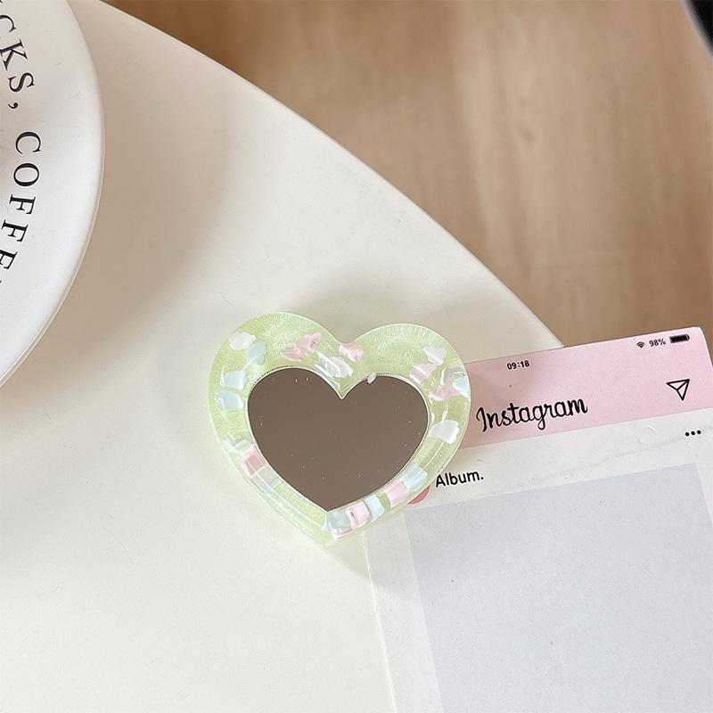 Creative Heart Mirror Phone Stand: Telescopic, Folding, Portable, Stable Desktop Holder
Creative Heart Mirror Phone Stand: Telescopic, Folding, Portable, Stable Desktop Holder