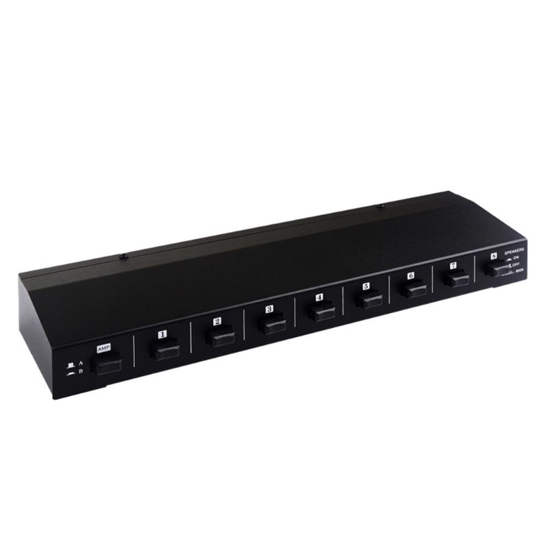 2 in 8 out Passive Amplifiers Speaker Selector Switcher Sound Switching Distributor Comparator Sound Quality Without Loss
2 in 8 out Passive Amplifiers Speaker Selector Switcher Sound Switching Distributor Comparator Sound Quality Without Loss