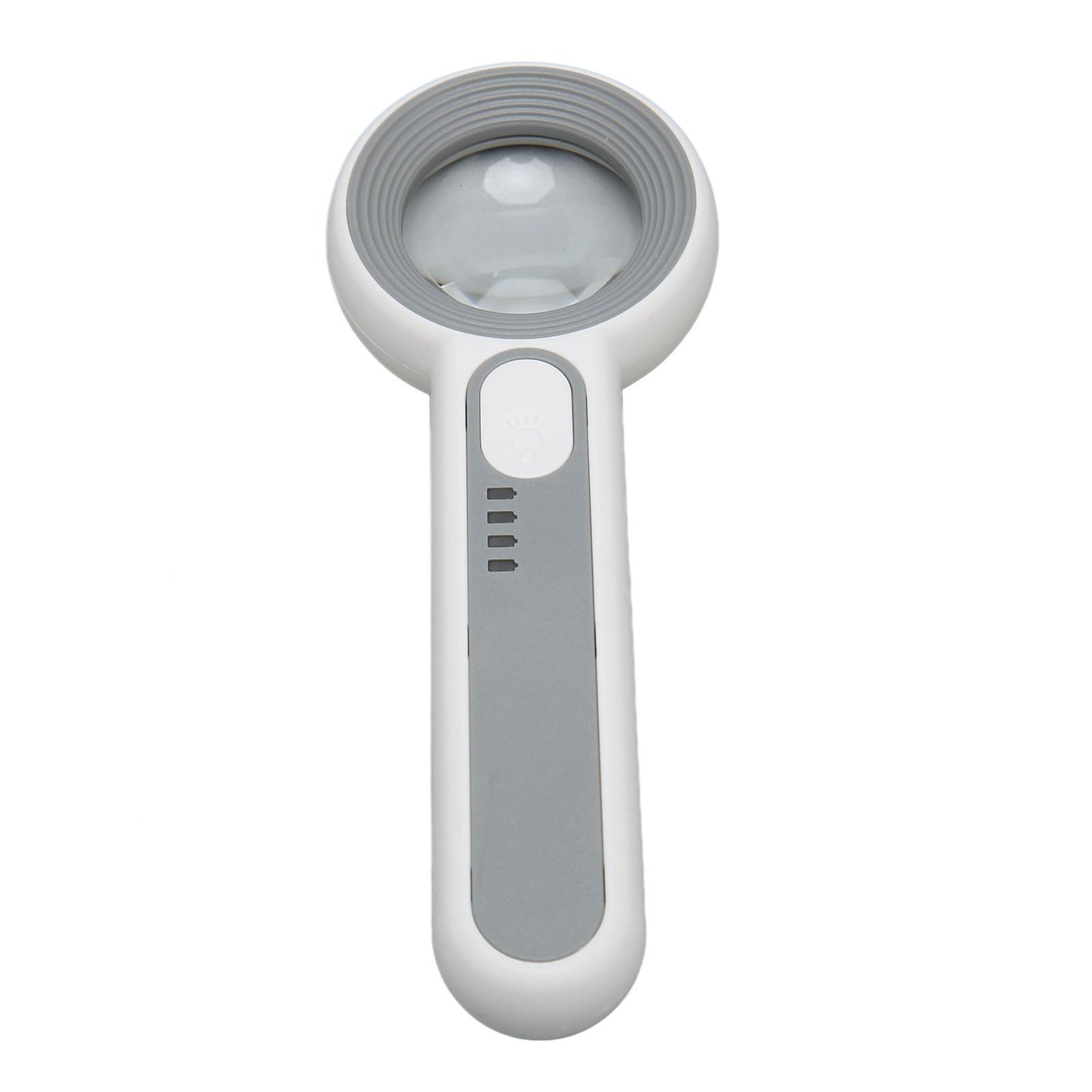 Ручна лупа 11X Кнопка дотику Перезаряджувана 3 рівні Світлодіодна лупа з підсвічуванням для близького
Ручна лупа 11X Кнопка дотику Перезаряджувана 3 рівні Світлодіодна лупа з підсвічуванням для близького