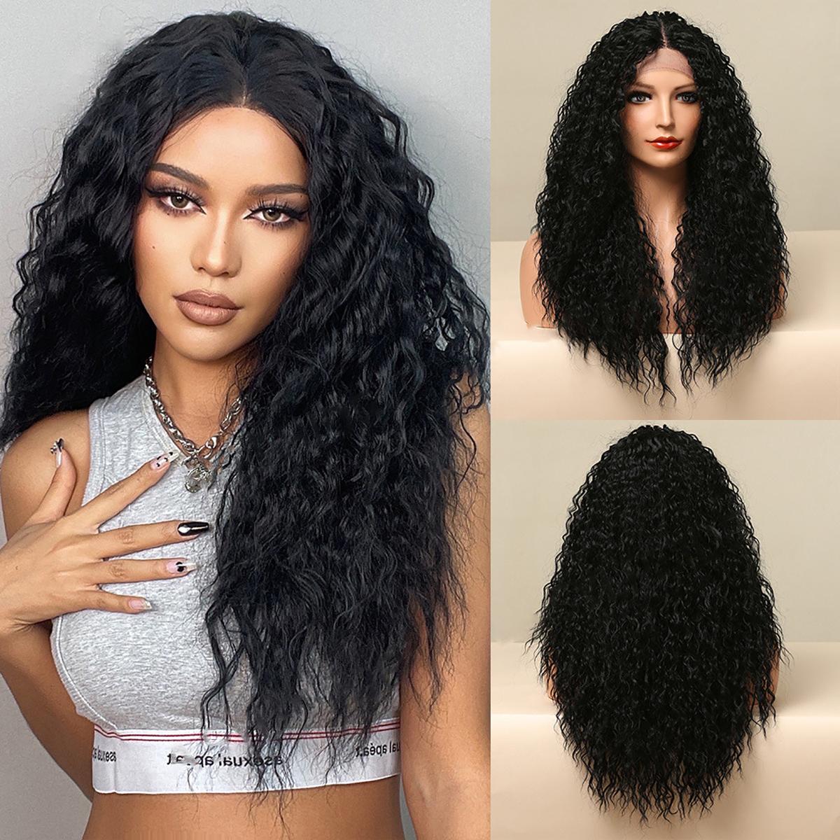 Парик с кружевной передней частью Kinky Curly | Термостойкое японское шелковое волокно | Средняя часть натуральных афро-волос для женщин | Регулируемая полная шапочка 62cm чёрный
Парик с кружевной передней частью Kinky Curly | Термостойкое японское шелковое волокно | Средняя часть натуральных афро-волос для женщин | Регулируемая полная шапочка 62cm чёрный